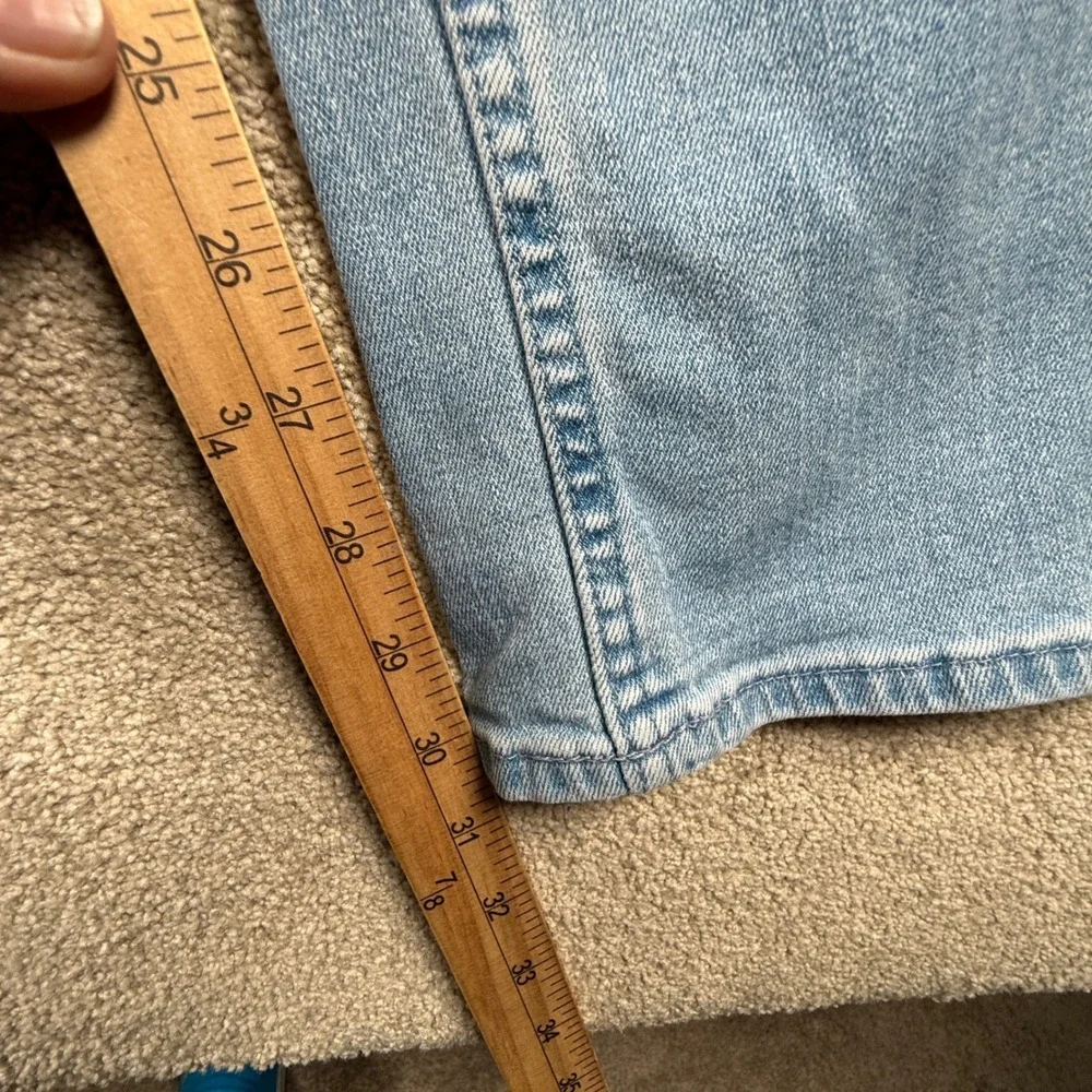 Hollister Mens Slim Straight Epic Flex Light Wash Blue Denim Jeans 33x32